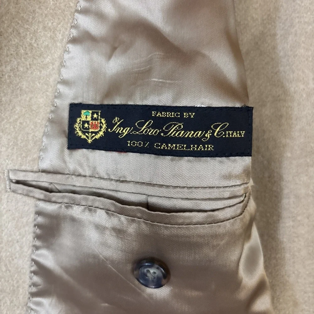 Ralph Lauren Camel Hair Blazer Loro Piana 44R Black Label